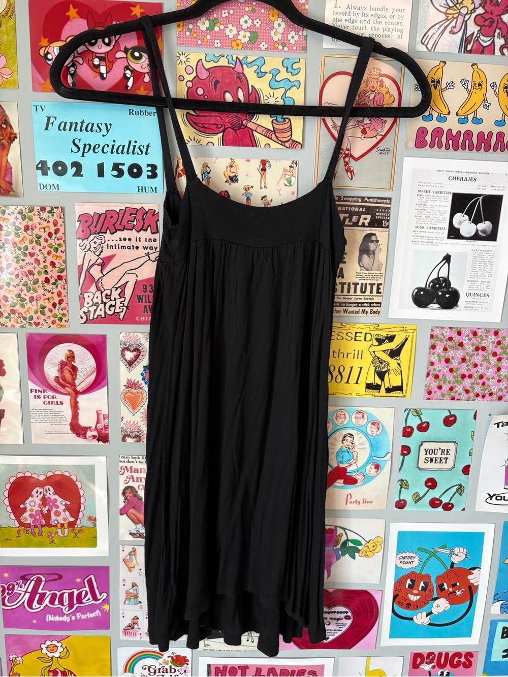 Black Sleeveless Ruffle Mini Sundress - Picture 4 of 6